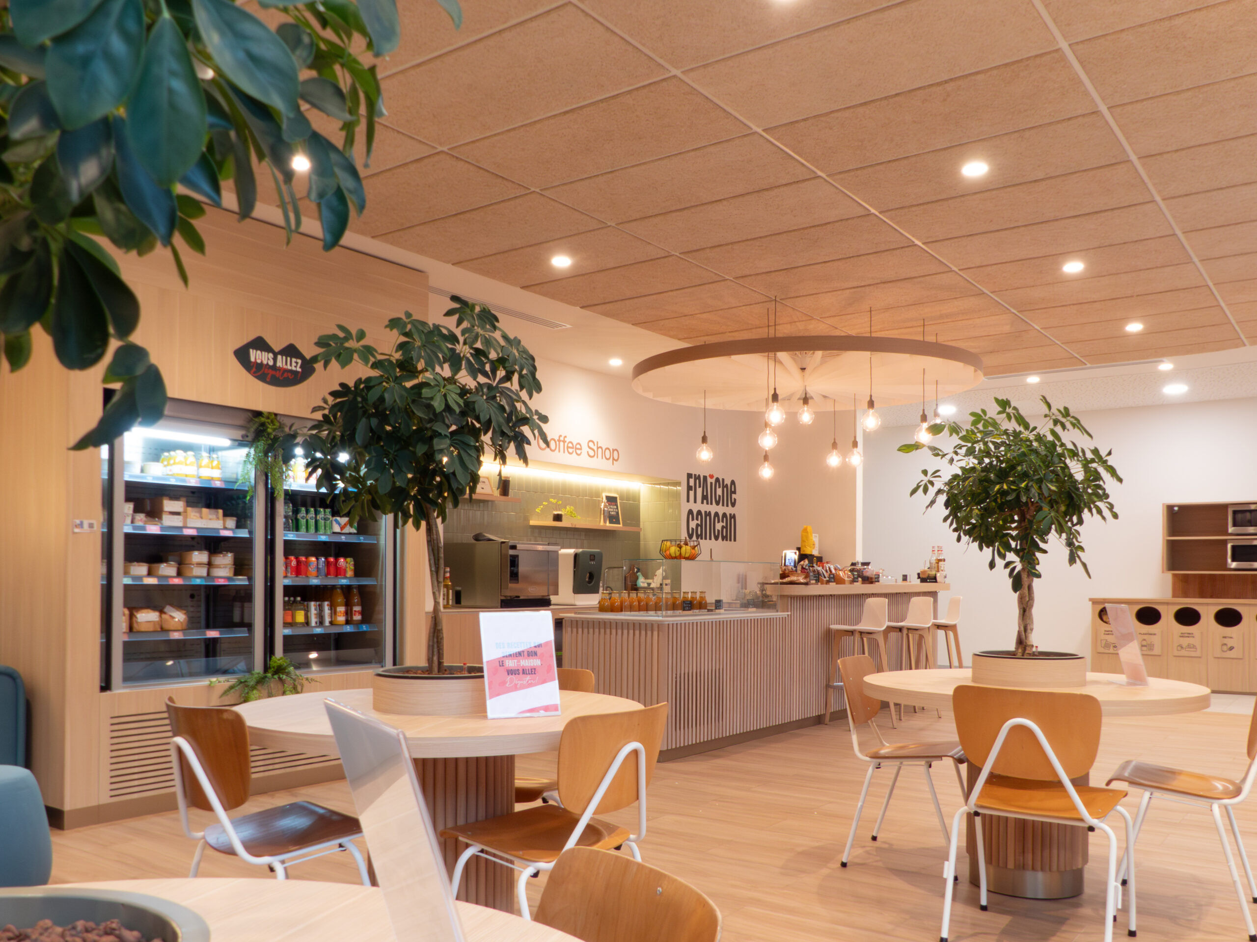 Cafétéria en entreprise par Fraîche Cancan
